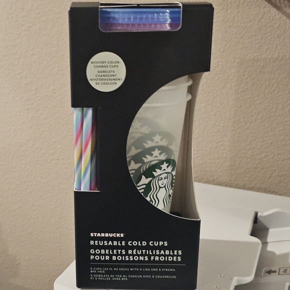 Starbucks Other - Starbucks 2023 5 pack of 24oz Mystery Color Changing Cups brand new in box.